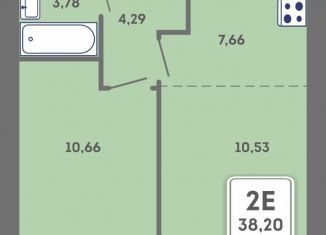 Продажа 2-комнатной квартиры, 38.2 м2, Пермь, Кировский район