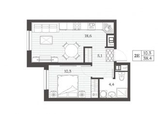 Продажа 1-ком. квартиры, 38.4 м2, Дербент