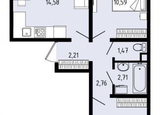 Продажа 3-комнатной квартиры, 47.4 м2, село Фролы