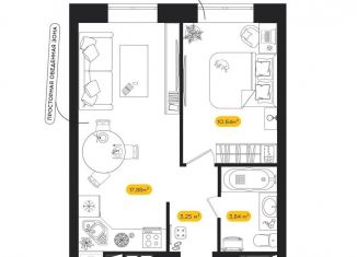 Продаю 1-ком. квартиру, 35.6 м2, Астрахань