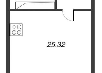 Продажа квартиры студии, 28.3 м2, Ленинградская область