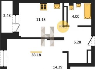 Продаю 1-ком. квартиру, 38.2 м2, Новосибирск, метро Заельцовская