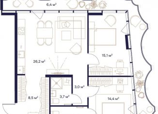 Продаю 2-комнатную квартиру, 82.7 м2, Москва, СВАО, жилой комплекс Союз, к3