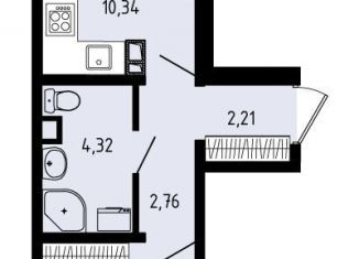 Продаю двухкомнатную квартиру, 32.7 м2, село Фролы