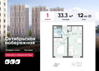 Продажа 1-комнатной квартиры, 33.3 м2, Санкт-Петербург, метро Пролетарская