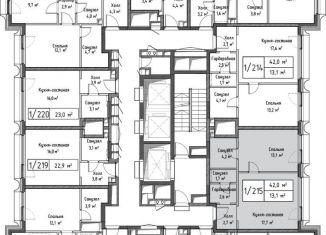 Продажа 1-комнатной квартиры, 41.4 м2, Москва, Волгоградский проспект, 32/5к2, ЖК Метрополия