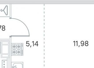 Продается квартира студия, 24.9 м2, посёлок Стрельна, ЖК Любоград