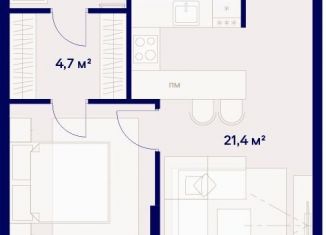 Продам 1-ком. квартиру, 54.5 м2, Москва, метро Свиблово, жилой комплекс Союз, к3