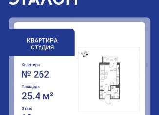 Квартира на продажу студия, 25.4 м2, Санкт-Петербург, муниципальный округ Финляндский, Лесной проспект, 23А