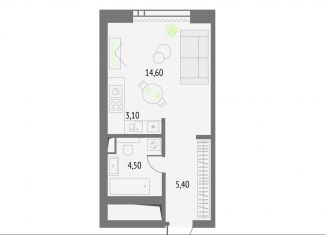 Квартира на продажу студия, 27.6 м2, Москва, СВАО, Огородный проезд, 4с1