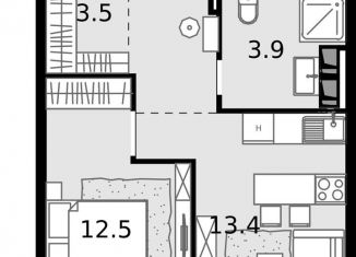 Продажа 1-ком. квартиры, 37.7 м2, Москва, Отрадная улица, 4А, СВАО