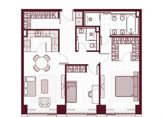 Продается 3-комнатная квартира, 84.2 м2, Москва, Ленинградский проспект, 37/1, Хорошевский район