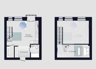Продажа 2-комнатной квартиры, 46.7 м2, посёлок Пригородный