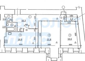 Продажа двухкомнатной квартиры, 80.2 м2, Санкт-Петербург, Старо-Петергофский проспект, 17, метро Балтийская