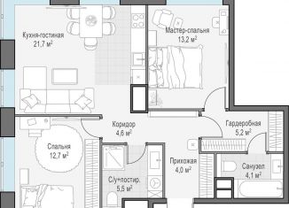 Продаю двухкомнатную квартиру, 71.4 м2, Москва, ЗАО, проспект Генерала Дорохова, 39к2А