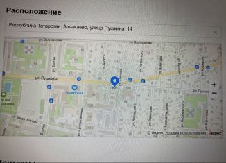 Продается торговая площадь, 900 м2, Азнакаево, улица Пушкина, 14