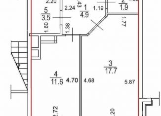 Продажа 1-ком. квартиры, 39.2 м2, село Ромашково, Никольская улица, 4к1