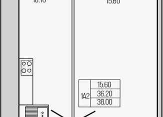 Продается 1-ком. квартира, 38 м2, Ленинградская область