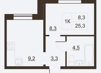 Продается 1-ком. квартира, 25.9 м2, Волхов, Волховский проспект, 53