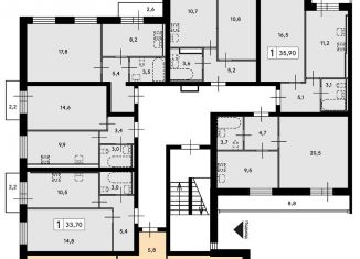 Продается 1-ком. квартира, 40.6 м2, Ленинградская область, посёлок Щеглово, 92