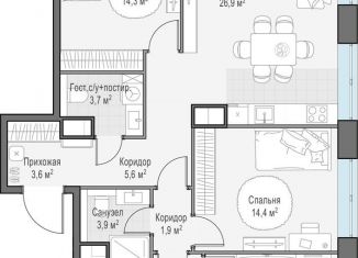 Продается 3-ком. квартира, 98.1 м2, Москва, метро Минская, проспект Генерала Дорохова, 39к2А