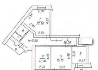 Продажа 3-комнатной квартиры, 80.3 м2, Чувашия, улица Ленинского Комсомола, 52