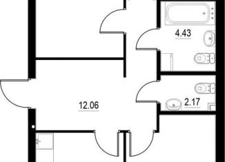 Продам трехкомнатную квартиру, 78.7 м2, Казань, улица Михаила Миля, 1