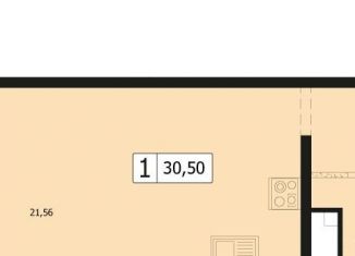 Продажа 1-ком. квартиры, 30.5 м2, Краснодар, улица Автолюбителей, 1Длит4, микрорайон Гидрострой