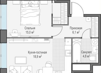 1-ком. квартира на продажу, 45 м2, Москва, проспект Генерала Дорохова, 39к2А