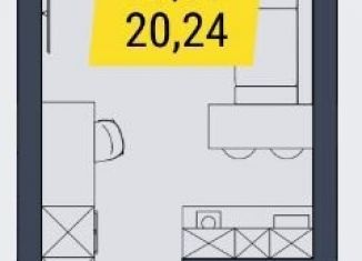 Продам квартиру студию, 20.2 м2, Новосибирск, Центральный район