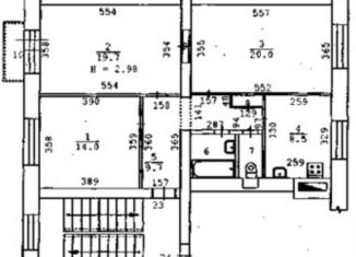 Продажа 3-комнатной квартиры, 77.7 м2, Екатеринбург, улица Хмелёва, 18, метро Проспект Космонавтов