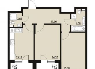 Продажа двухкомнатной квартиры, 64.9 м2, Воронеж, Московский проспект, 132