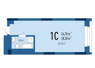 Продаю 1-ком. квартиру, 29 м2, Новосибирск, Заельцовский район