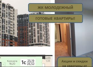 Продам квартиру студию, 26.5 м2, Воронеж, улица Теплоэнергетиков, 17к3, Советский район