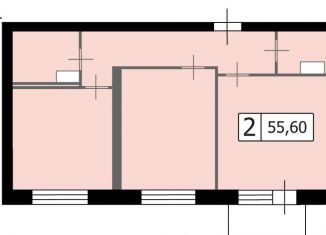 Продаю 2-ком. квартиру, 55.6 м2, Ленинградская область, Вересковая улица, 5к2