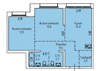 Продаю 2-комнатную квартиру, 59.5 м2, Иркутск, Култукская улица, 16