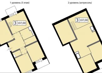 Продается 3-ком. квартира, 107 м2, Ленинградская область, Вересковая улица, 4к2