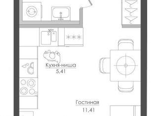 Продажа квартиры студии, 24.9 м2, Москва