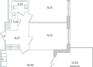 Продажа 2-комнатной квартиры, 63 м2, Пушкин