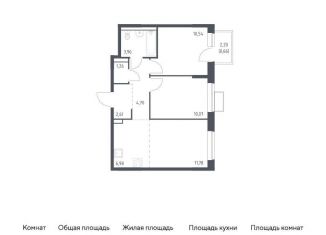 Продажа двухкомнатной квартиры, 52.6 м2, Москва, жилой комплекс Молжаниново, к5, Молжаниновский район