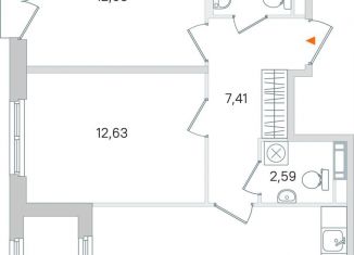 Продажа 2-ком. квартиры, 59.3 м2, Пушкин