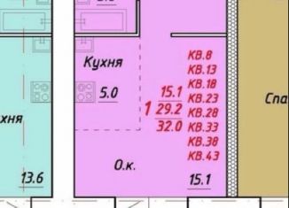 Продается квартира студия, 32 м2, Новоалтайск, улица Титова, 8, ЖК Демидов Парк