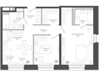 Продам 2-ком. квартиру, 67.2 м2, Москва, метро Селигерская