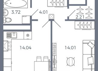 Продажа 1-комнатной квартиры, 38 м2, Самарская область