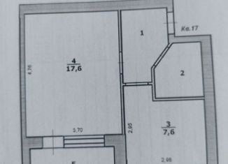 Продам 1-ком. квартиру, 34.8 м2, Белгородская область