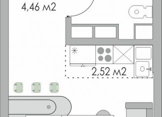 Продажа однокомнатной квартиры, 25 м2, Оренбург, жилой комплекс Металлист, 7