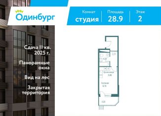 Продаю квартиру студию, 28.9 м2, Одинцово