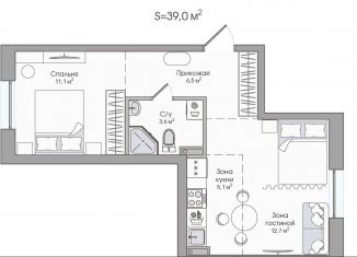 Продажа 2-ком. квартиры, 39 м2, Карелия