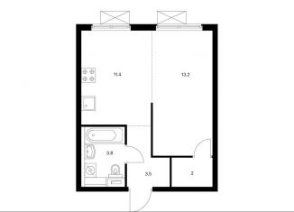 Продам 1-комнатную квартиру, 33.9 м2, Московская область, жилой комплекс Яуза Парк, 1