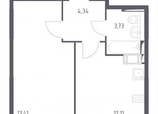 Продаю 1-ком. квартиру, 37.5 м2, село Ям, улица Мезенцева, 13